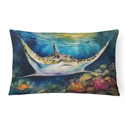 16 x 12 in. Unisex Sting Ray Throw Pillow