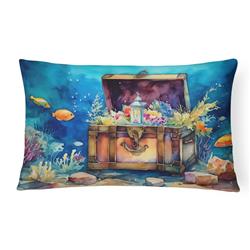 16 x 12 in. Unisex Treasure Chest Throw Pillow