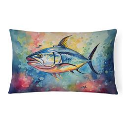 16 x 12 in. Unisex Yellowfin Tuna Throw Pillow