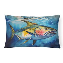 16 x 12 in. Unisex Yellowfin Tuna Throw Pillow