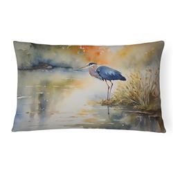 16 x 12 in. Unisex Blue Heron Throw Pillow