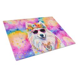 DAC2550LCB 15 x 12 in. Samoyed Hippie Dawg Glass Cutting Board - Large