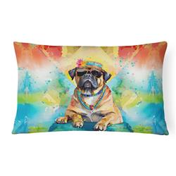16 x 12 in. Unisex Cane Corso Hippie Dawg Fabric Decorative Pillow