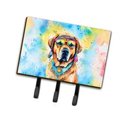 9 x 6 in. Unisex Mastiff Hippie Dawg Leash or Key Holder