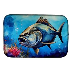 DAC2773DDM 21 x 14 in. Bluefin Tuna Dish Drying Mat