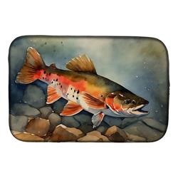 DAC2775DDM 21 x 14 in. Brook Trout Dish Drying Mat