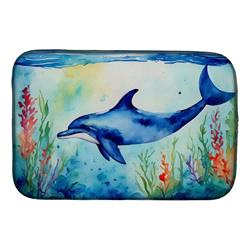 DAC2781DDM 21 x 14 in. Dolphin Dish Drying Mat