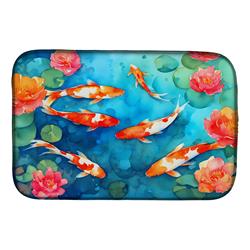 21 x 14 in. Unisex Koi Fish Dish Drying Mat