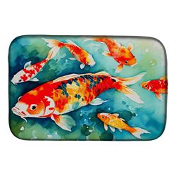 21 x 14 in. Unisex Koi Fish Dish Drying Mat