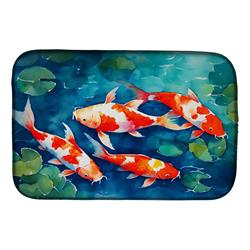 DAC2800DDM 21 x 14 in. Koi Fish Dish Drying Mat