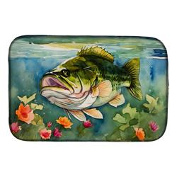 DAC2802DDM 21 x 14 in. Largemouth Bass Dish Drying Mat