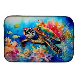 DAC2807DDM 21 x 14 in. Loggerhead Sea Turtle Dish Drying Mat