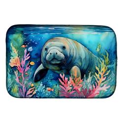 DAC2812DDM 21 x 14 in. Manatee Dish Drying Mat