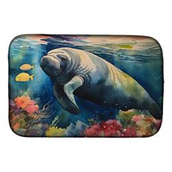 DAC2813DDM 21 x 14 in. Manatee Dish Drying Mat