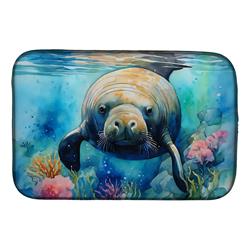 DAC2814DDM 21 x 14 in. Manatee Dish Drying Mat