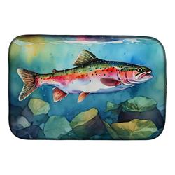 DAC2816DDM 21 x 14 in. Rainbow Trout Dish Drying Mat