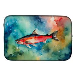 21 x 14 in. Unisex Salmon Dish Drying Mat