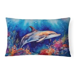16 x 12 in. Unisex Dolphin Throw Pillow