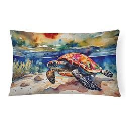 16 x 12 in. Unisex Loggerhead Sea Turtle Throw Pillow