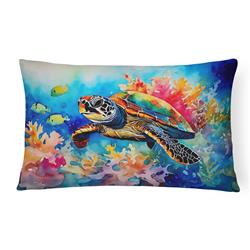 16 x 12 in. Unisex Loggerhead Sea Turtle Throw Pillow