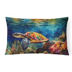 16 x 12 in. Unisex Loggerhead Sea Turtle Throw Pillow