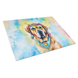 DAC2532LCB 15 x 12 in. Mastiff Hippie Dawg Glass Cutting Board - Large