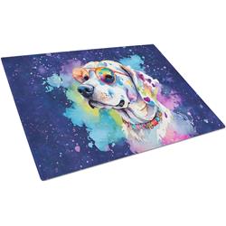 DAC2581LCB 15 x 12 in. Hippie Dawg Glass Cutting Board - Large