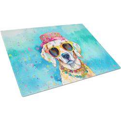 DAC2583LCB 15 x 12 in. Hippie Dawg Glass Cutting Board - Large