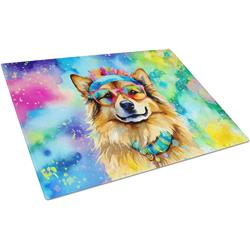 DAC2584LCB 15 x 12 in. Hippie Dawg Glass Cutting Board - Large