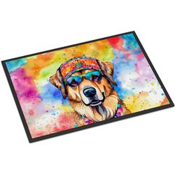 18 x 27 in. Unisex Hippie Dawg Doormat