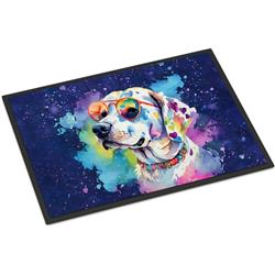 18 x 27 in. Unisex Hippie Dawg Doormat