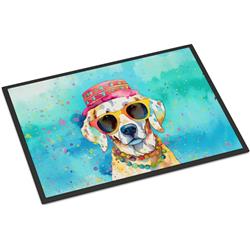 18 x 27 in. Unisex Hippie Dawg Doormat