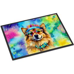 18 x 27 in. Unisex Hippie Dawg Doormat