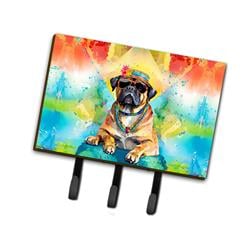 9 x 6 in. Unisex Cane Corso Hippie Dawg Leash or Key Holder