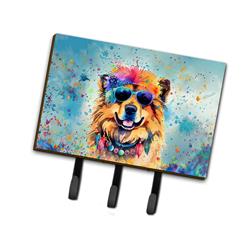 9 x 6 in. Unisex Chow Chow Hippie Dawg Leash or Key Holder