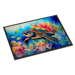 18 x 27 in. Unisex Loggerhead Sea Turtle Doormat