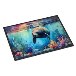 18 x 27 in. Unisex Manatee Doormat