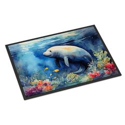 18 x 27 in. Unisex Manatee Doormat