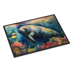 18 x 27 in. Unisex Manatee Doormat