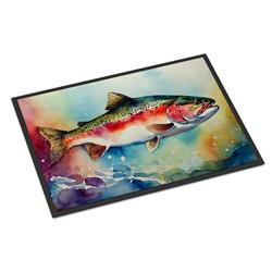 18 x 27 in. Unisex Rainbow Trout Doormat