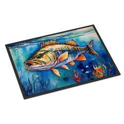 18 x 27 in. Unisex Striped Bass Doormat
