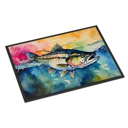 18 x 27 in. Unisex Striped Bass Doormat