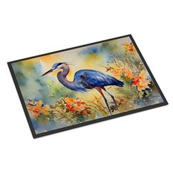 18 x 27 in. Unisex Blue Heron Doormat