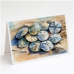 5 x 7 in. Unisex Sand Dollars Greeting Cards - Pack of 8