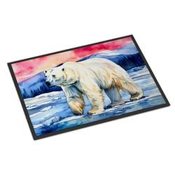 0.15 x 18 x 27 in. Polar Bear Doormat