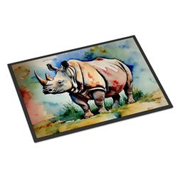 0.15 x 18 x 27 in. Rhinoceros Doormat