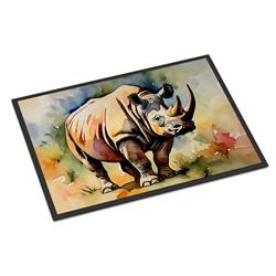 0.15 x 18 x 27 in. Rhinoceros Doormat