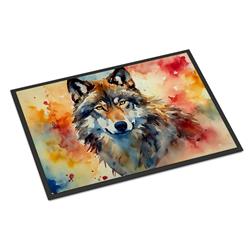 0.15 x 18 x 27 in. Wolves Wolf Doormat