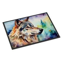 0.15 x 18 x 27 in. Wolves Wolf Doormat
