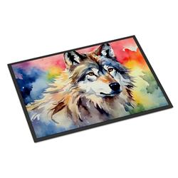 0.15 x 18 x 27 in. Wolves Wolf Doormat